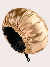 Load image into Gallery viewer, Adjustable Reversible Satin Bonnet