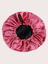 Load image into Gallery viewer, Adjustable Reversible Satin Bonnet